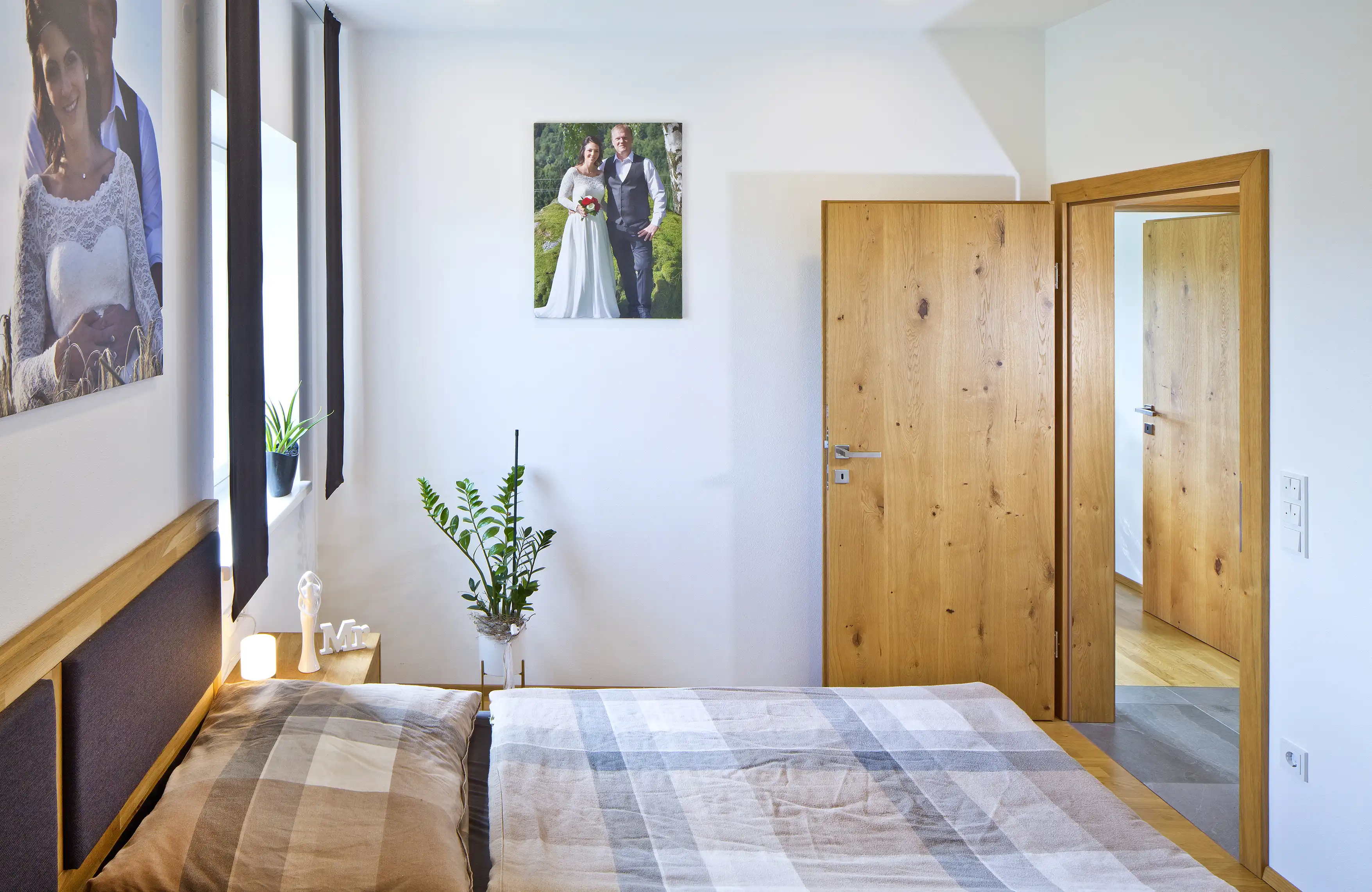 Innentür aus Holz für Schlafzimmer